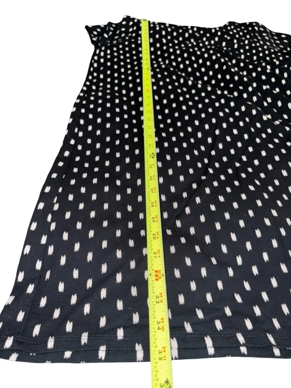 NWT J. Jill Wearever Collection Black Abstract Print Dress Size L Short Sleeve